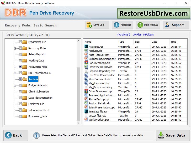 Restore USB Drive