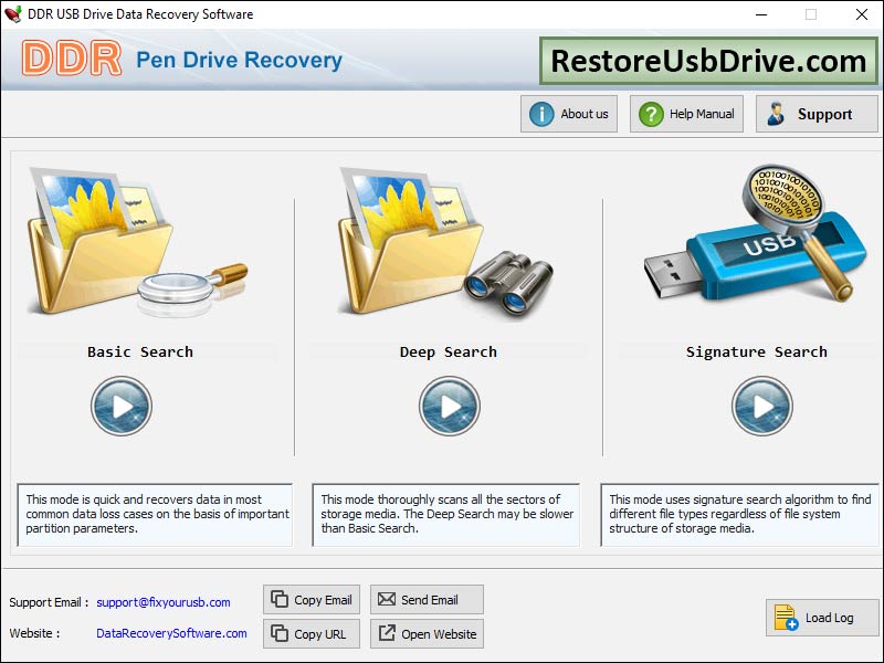 Restore USB Drive Data screenshot