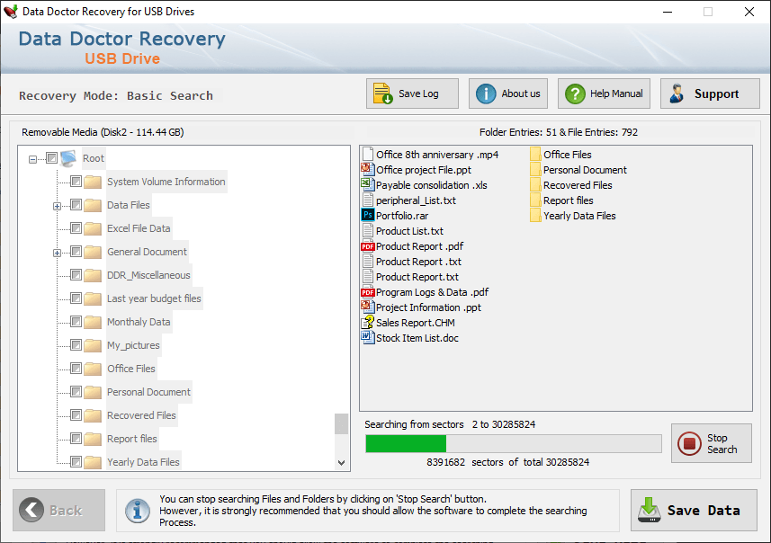 Select Drive or Partition USB Drive Data Recovery Software